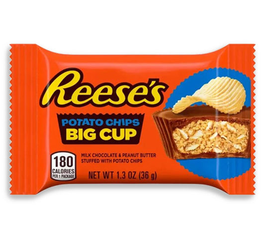 REESES BIG CUP SINGLES - WITH POTATO CHIPS