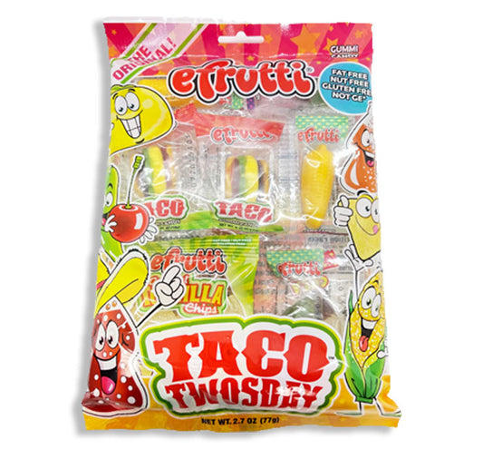 E FRUTTI GUMMI PEG BAG - TACO TWOSDAY